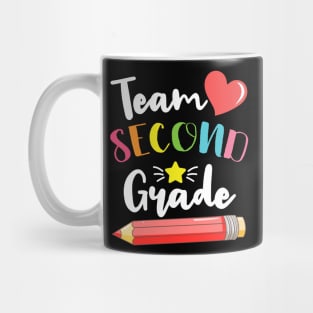 Team Second Grade Cute Back To School Gift For Teachers and Students Mug